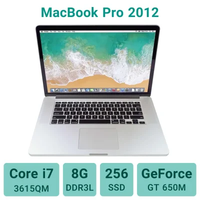 لپ تاپ استوک MacBook Pro 2012 - i7/8/256/GT650m-1G